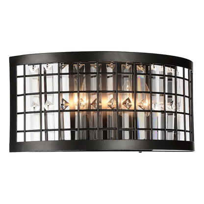 CWI Lighting Meghna 3 Light Wall Light, Brown - 9697W16-3-192