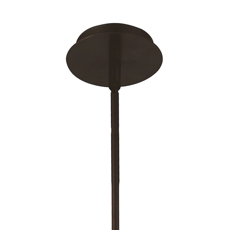 1 Light Down Mini Pendant, Brown