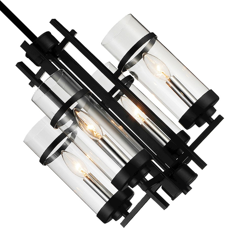 4 Light Up Mini Pendant, Black