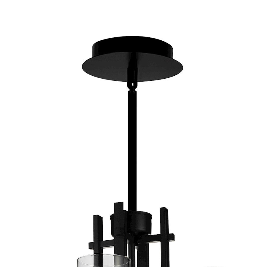 4 Light Up Mini Pendant, Black