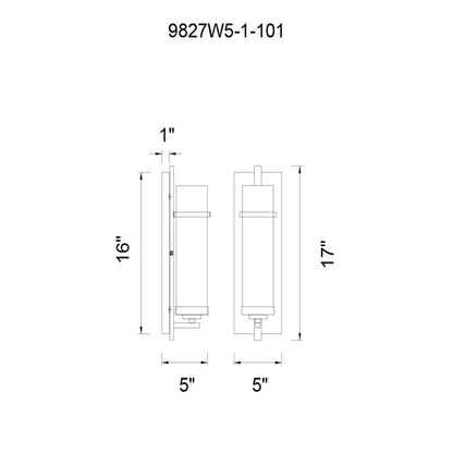 1 Light Wall Sconce