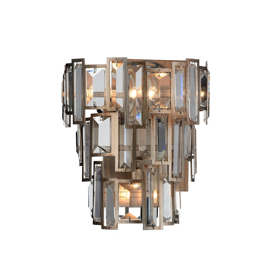 CWI Lighting Quida 3 Light Wall Light, Champagne - 9903W10-3-193