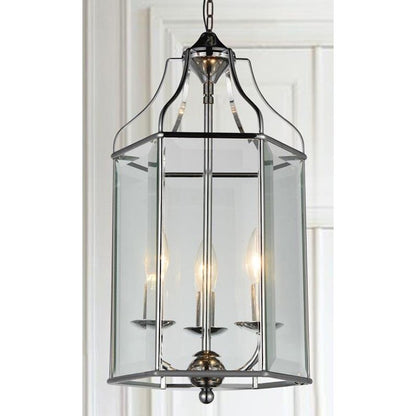 3 Light Up Chandelier, Chrome