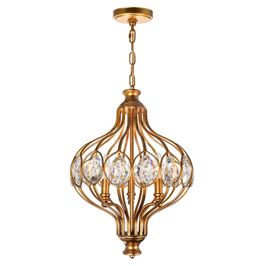 CWI Lighting Altair 3 Light Chandelier, Antique Bronze - 9935P14-3-182