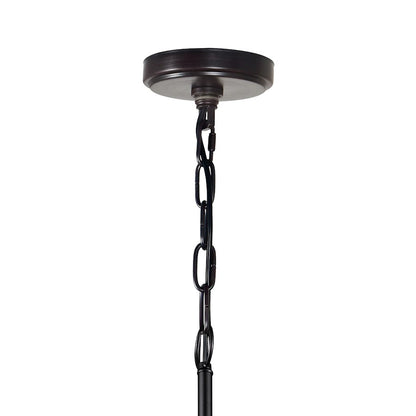 1 Light Drum Shade Mini Chandelier, Pewter