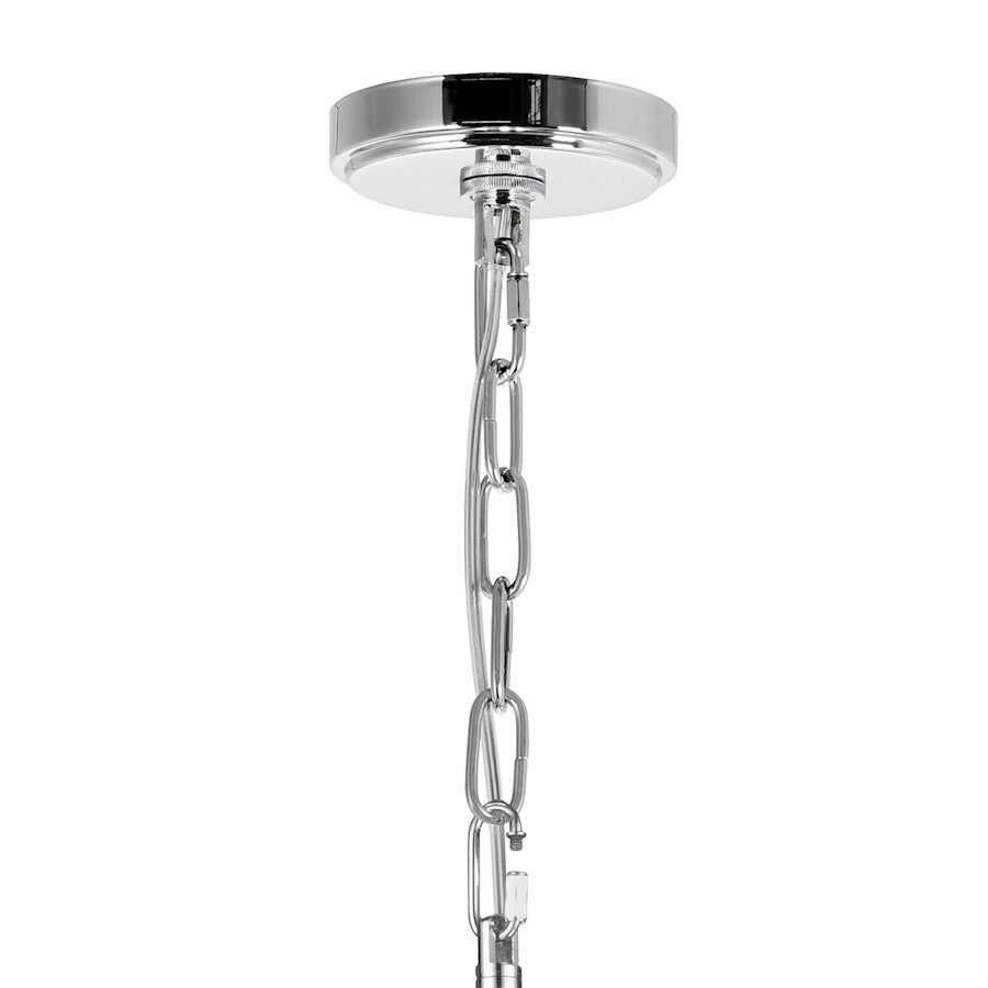 4 Light Chandelier, Chrome