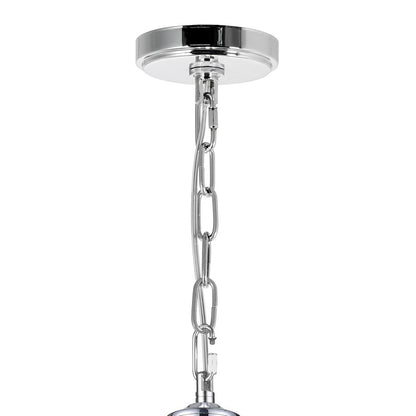 4 Light Chandelier, Chrome