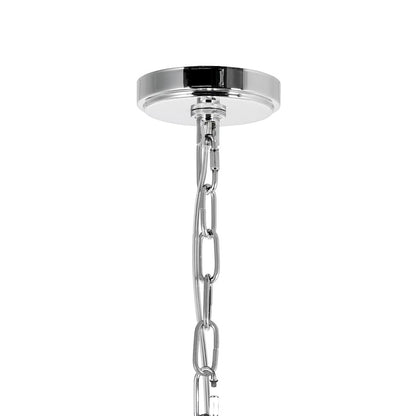 8 Light Chandelier, Chrome