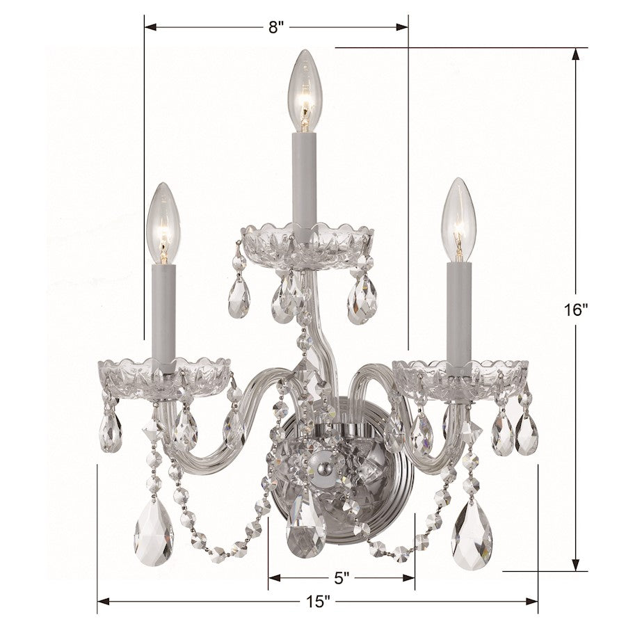 Crystal Wall Sconce