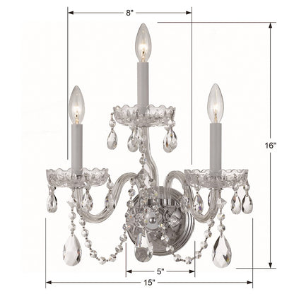 Crystal Wall Sconce