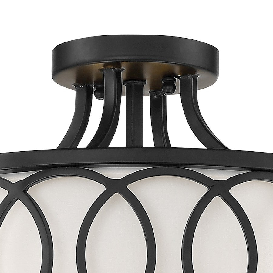 Crystorama Graham 3 Light Ceiling Mount