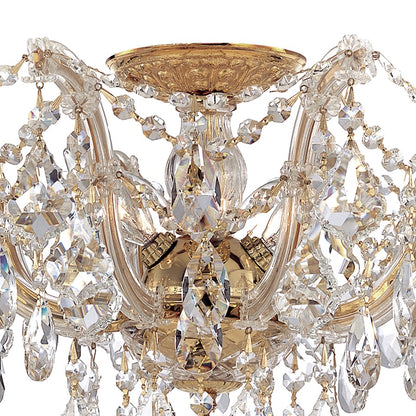 Crystorama Maria Theresa 5 Light Semi Flush Mount