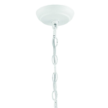 Broche Chandelier, Matte White