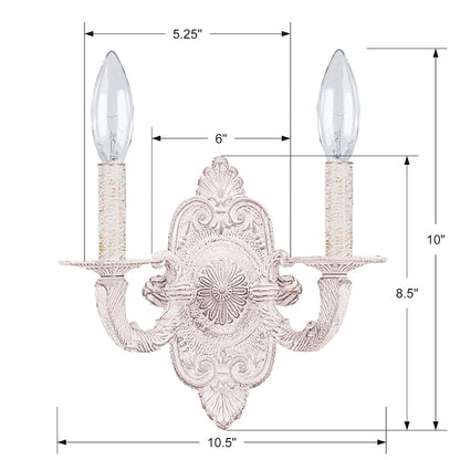 2 Light Wall Sconce I