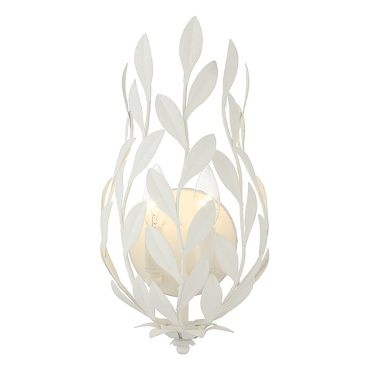 Crystorama Broche 2 Light Sconce, Matte White - 561-MT