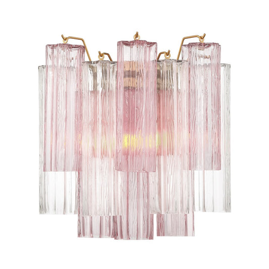 Crystorama Addis 2 Light Sconce, Brass/Gold/Spring - ADD-303-AG-SP