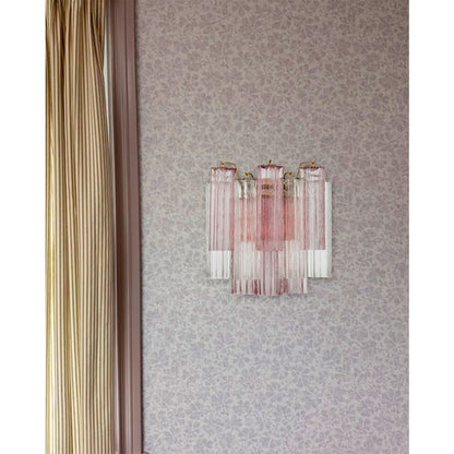 Crystorama Addis 2 Light Sconce, Brass/Gold/Spring