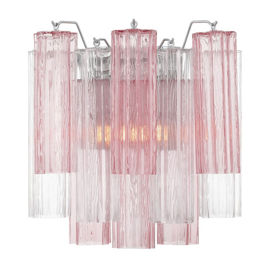 Crystorama Addis 2 Light 15" Sconce, Chrome/Spring - ADD-303-CH-SP