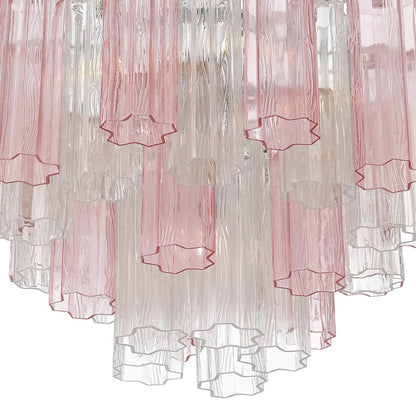 Crystorama Addis 9 Light Chandelier, Chrome/Spring
