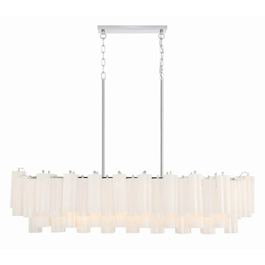 14 Light Chandelier, Polished Chrome