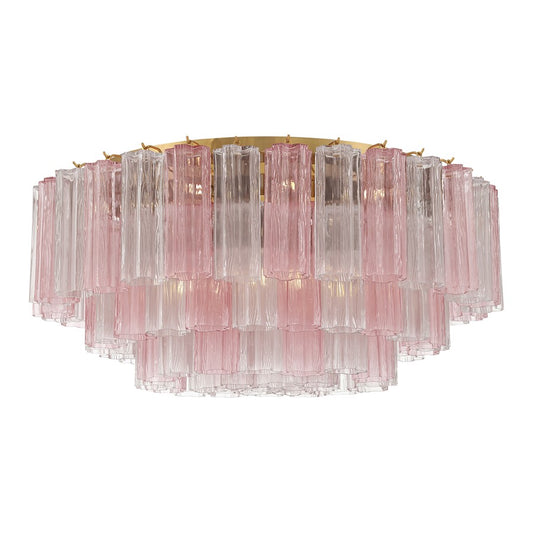 Crystorama Addis 16 Light Flush , Brass/Gold/Spring - ADD-331-AG-SP
