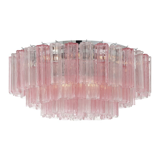 Crystorama Addis 16 Light Flush, Chrome/Spring - ADD-331-CH-SP