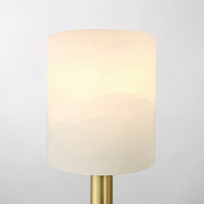 Crystorama Aragon 1 Light 4.5" Sconce, Soft Brass/White