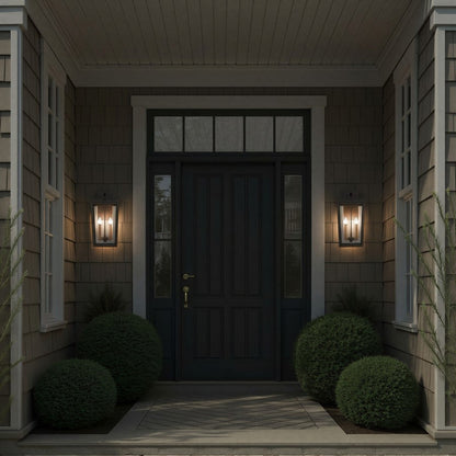 Crystorama Belmont 4 Light 14" Outdoor Sconce, Twilight Bronze