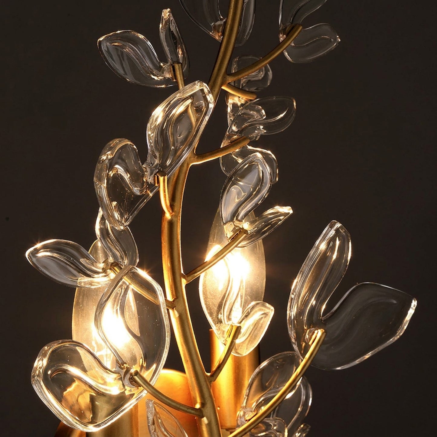 Crystorama Bridget 8.5in 2-Light Wall Sconce | Coastal Soft Gold Steel and Clear Glass | Bathroom & Bedroom Accent | 8.5 x 5 x 19 in | Model BGT-331-SG-CL