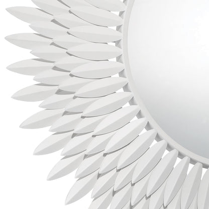 Crystorama Broche 30" Mirror, Matte White