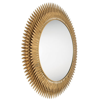 Crystorama Broche 46.75" Mirror, Antique Gold