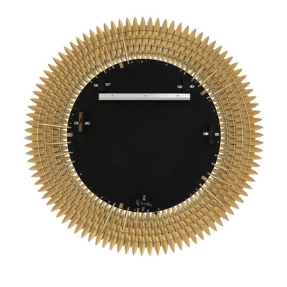 Crystorama Broche 46.75" Mirror, Antique Gold