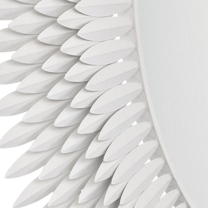 Crystorama Broche 46.75" Mirror, Matte White