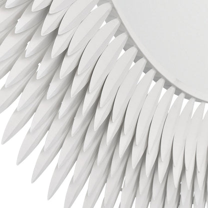 Crystorama Broche 46.75" Mirror, Matte White