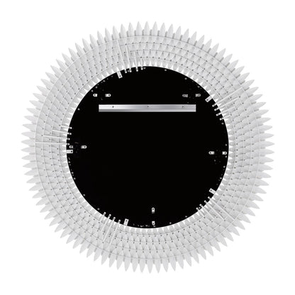 Crystorama Broche 46.75" Mirror, Matte White