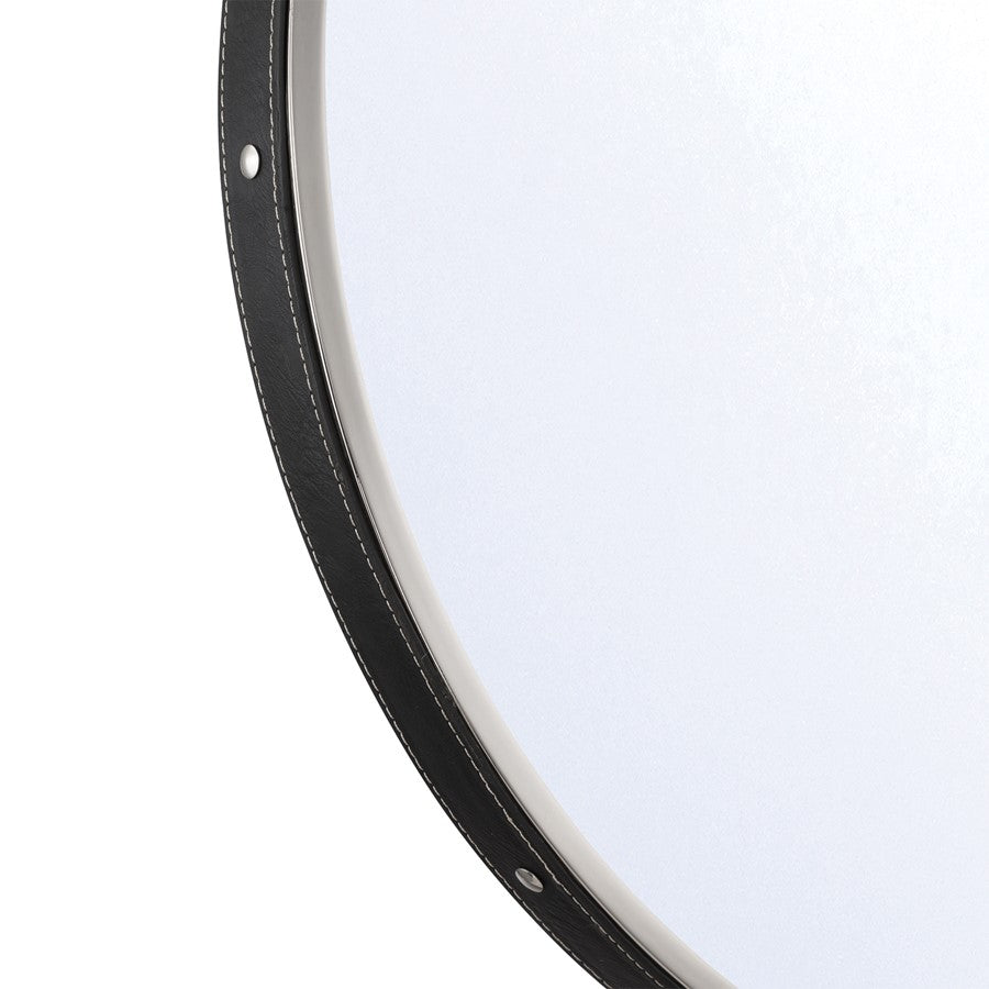 Crystorama Callahan 23.5" Mirror, Polished Nickel