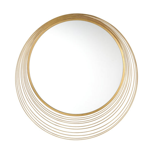 Crystorama Cecile 34.75" Mirror, Antique Gold - CEC-M770-GA