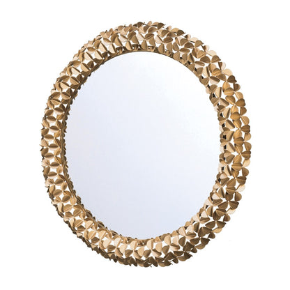 Crystorama Cora 30" Mirror, Soft Gold
