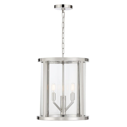 Devon Lantern, Polished Nickel