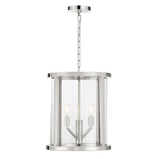 Devon Lantern, Polished Nickel