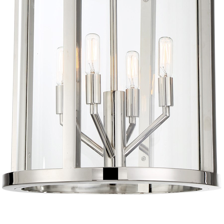 Devon Lantern, Polished Nickel