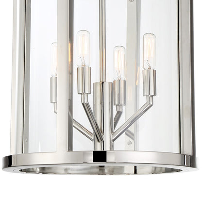 Devon Lantern, Polished Nickel