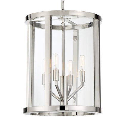 Devon Lantern, Polished Nickel