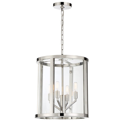 Devon Lantern, Polished Nickel
