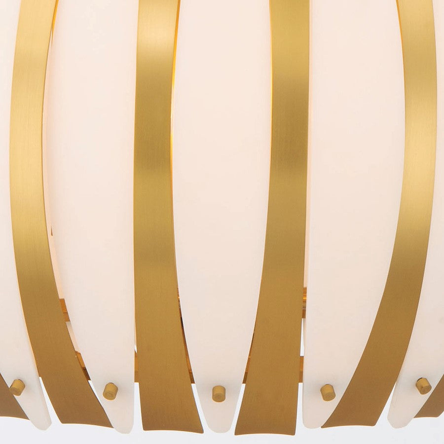 Crystorama Daria 5 Light 20.5" Chandelier, Luxe Gold