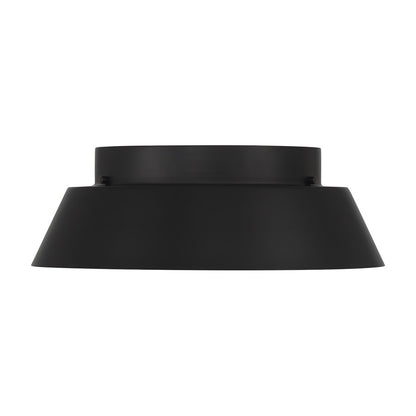 Crystorama Donoven 2 Light Flush/Semi Flush, Black/Gold