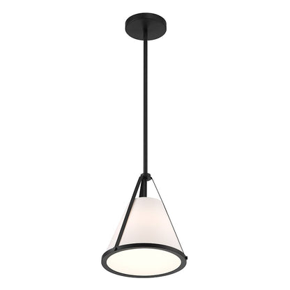 1 Light Pendant, Black/White