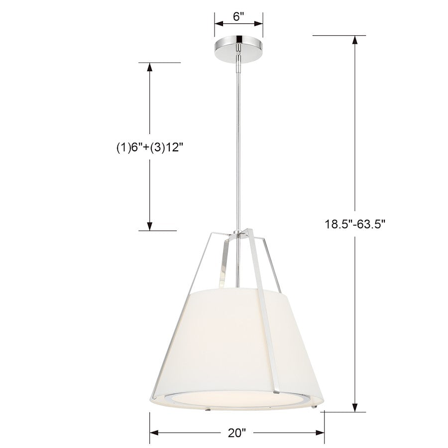 3 Light Pendant