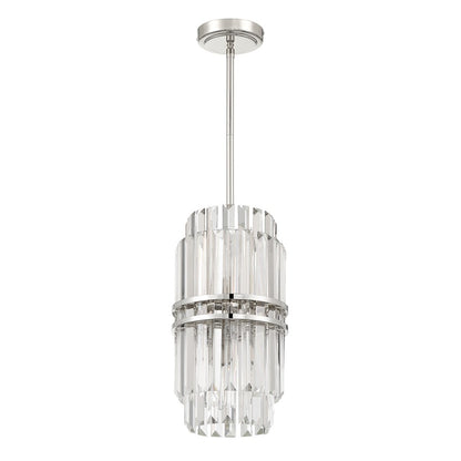 4 Light Mini Pendant, Polished Nickel