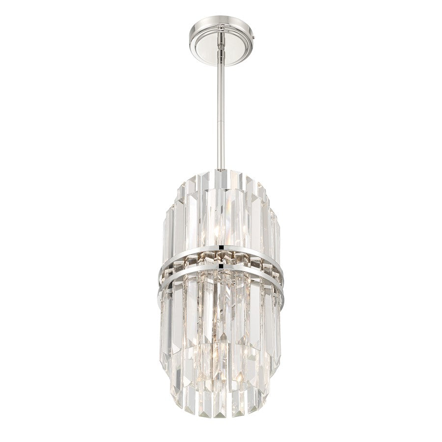 4 Light Mini Pendant, Polished Nickel